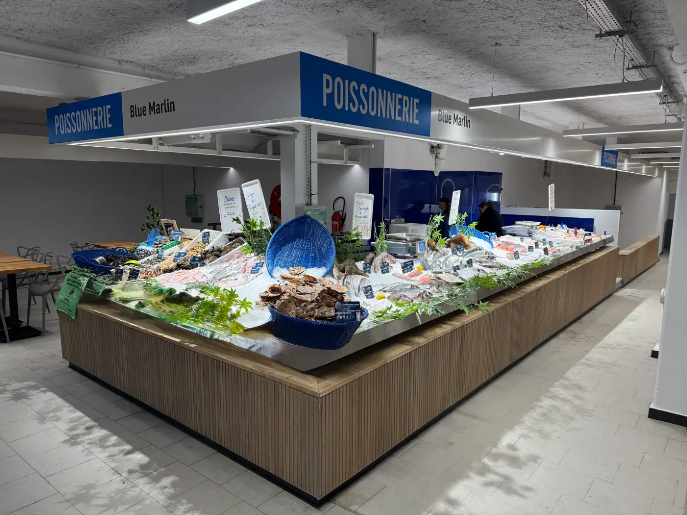 vitrine réfrigérées pour poissonnerie